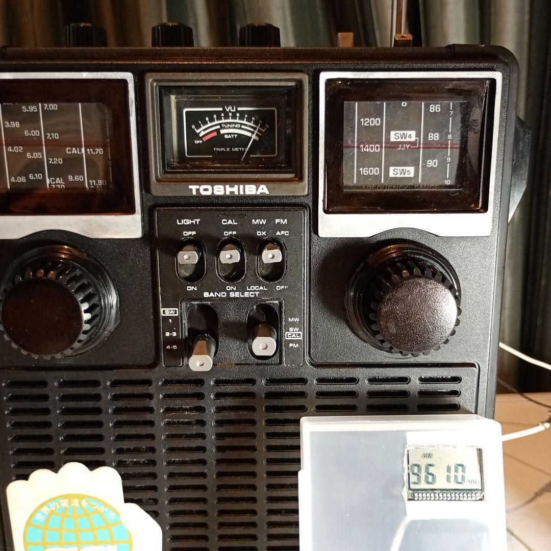東芝　BCLラジオ　RP-775F　動作品　一部難あり。電源コード付き