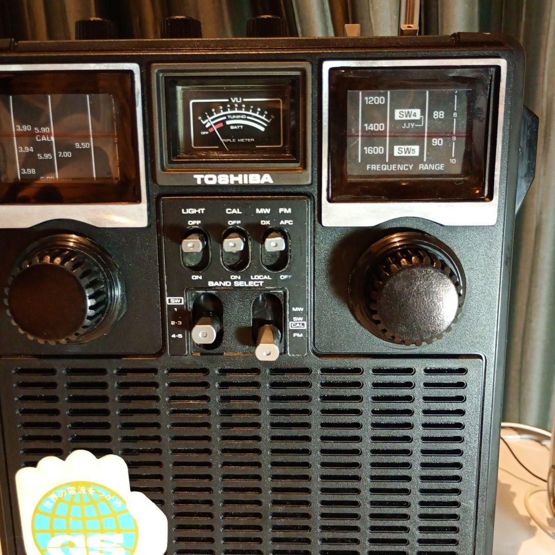 東芝　BCLラジオ　RP-775F　動作品　一部難あり。電源コード付き