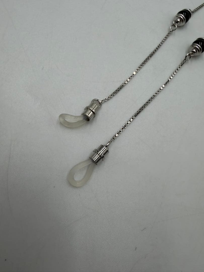 ミキモト メガネチェーン メガネストラップ レディース シルバー