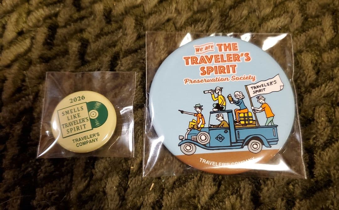 トラベラーズファクトリー　新春くじ　リフィル　缶バッチ&マグネットセット　希少