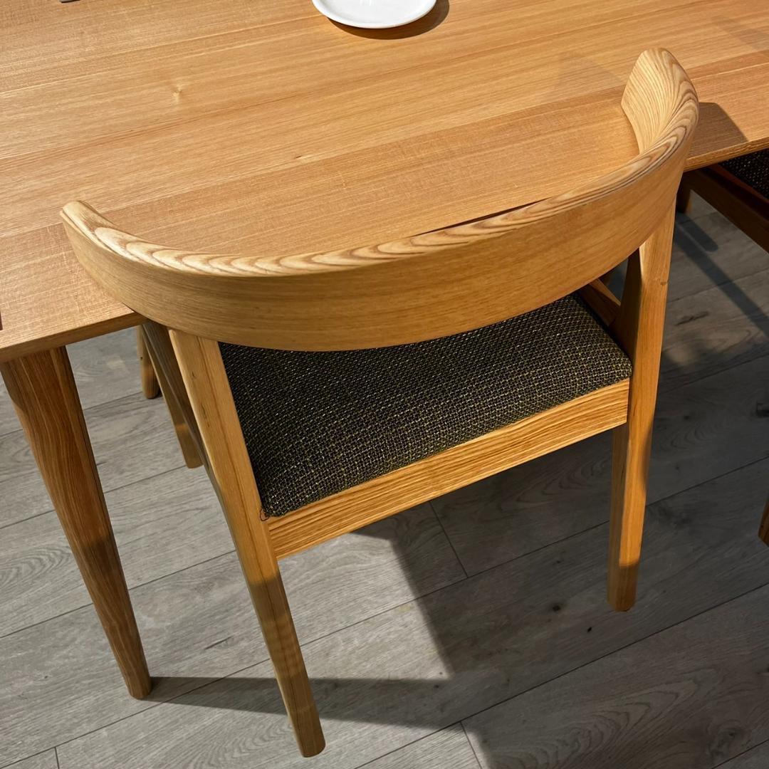 ロボット掃除機対応♪ ダイニングチェア 浮く ブラウン HOC-541 N01