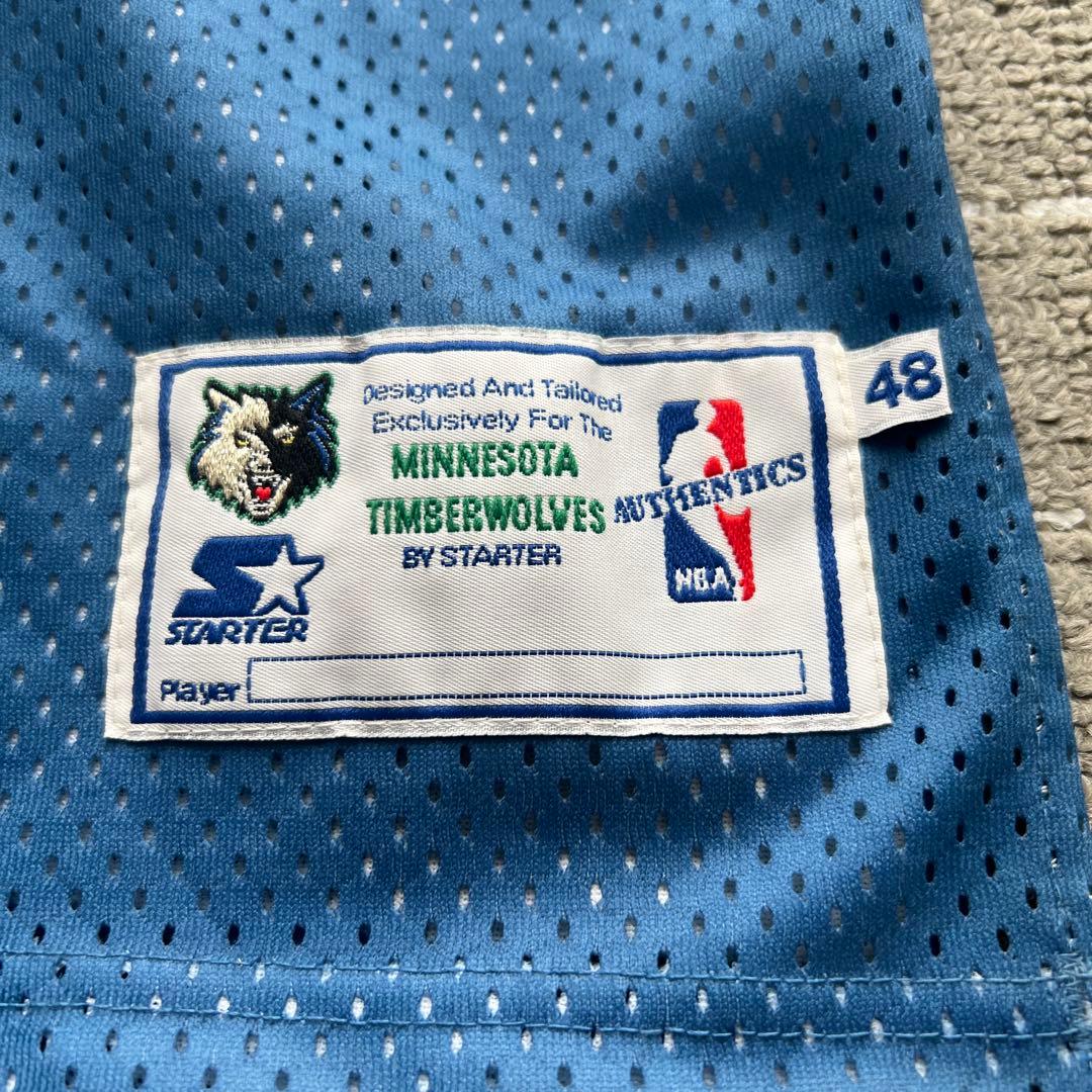 ケビンガーネット ティンバーウルブズ ユニフォーム　スターター社