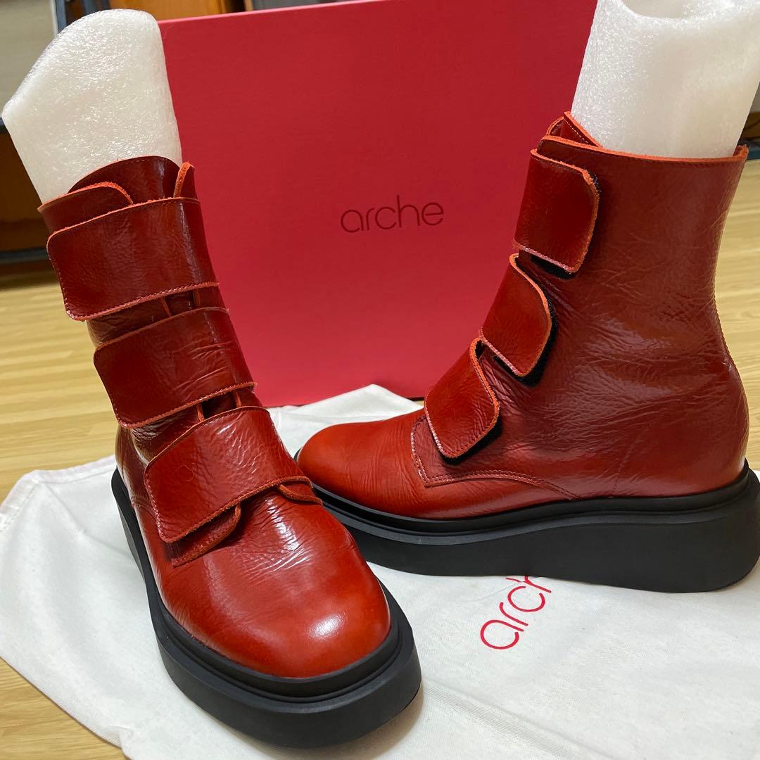 美品✨archeショートブーツ38