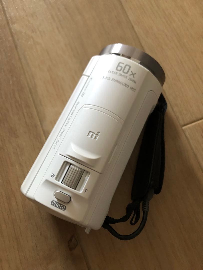 美品【SONY ビデオカメラ】HDR-CX535 60倍ズーム　ケース付