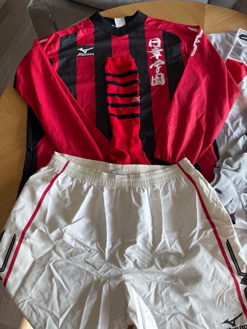 日章学園高校ユニフォームフルセット赤白