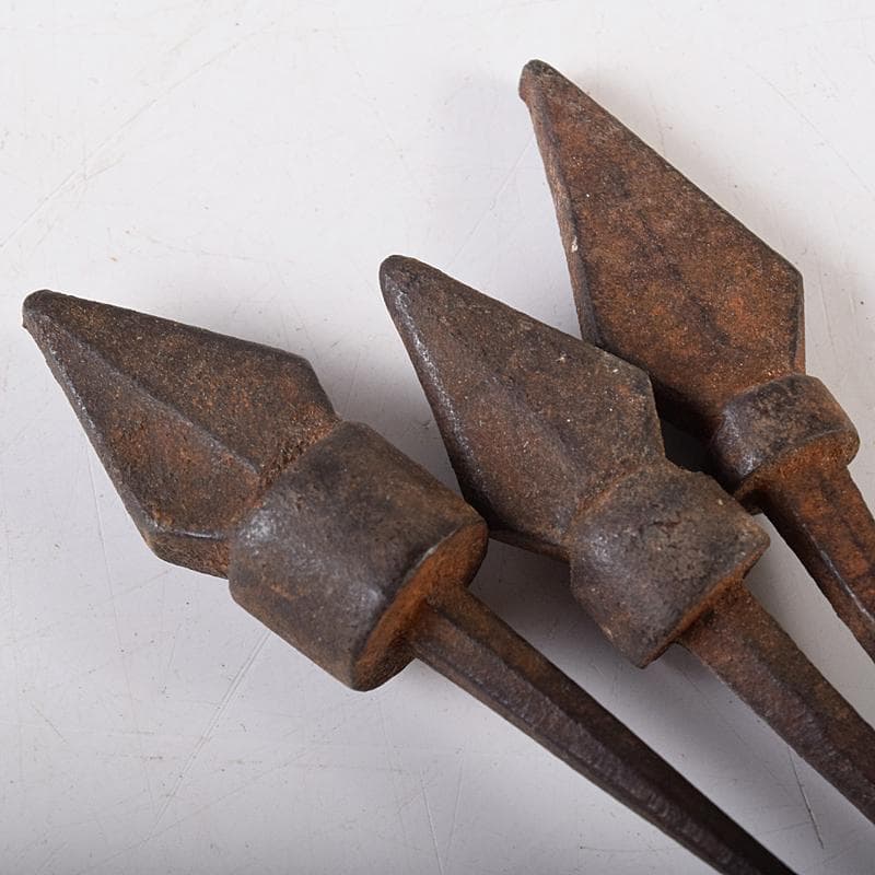 中国　古鉄　漢時代・明時代など　鏃　矢尻　10点まとめて　V　R8457