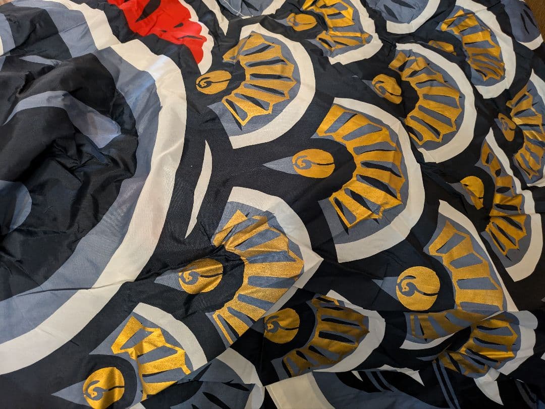 鯉のぼり　5m 黒 赤 青 大型　年代もの　昭和レトロ