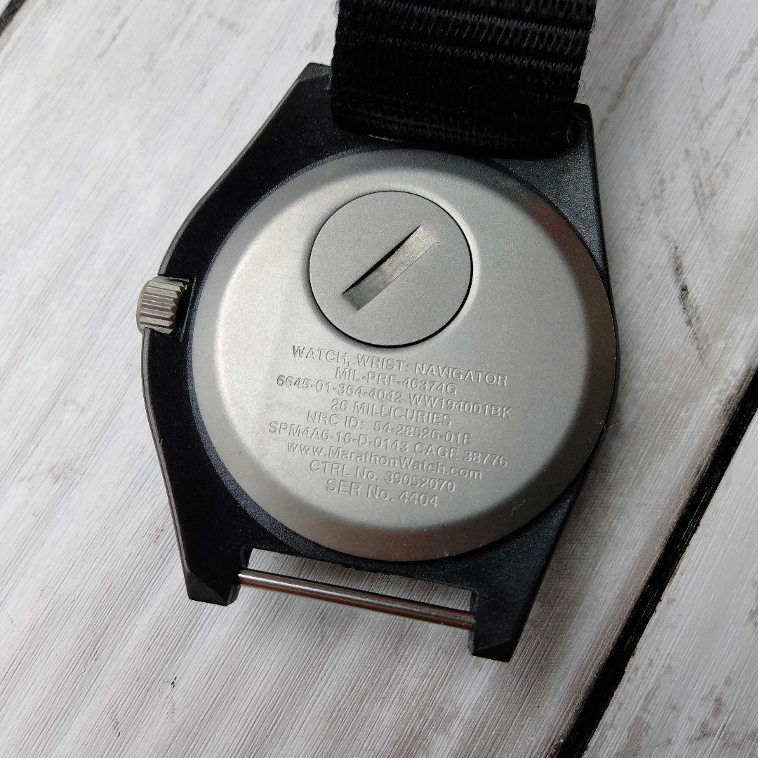 MARATHON【美品】ナビゲーター デイト パイロット　ブラック系　千場