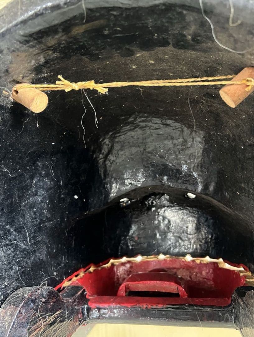 伝統的な獅子舞面