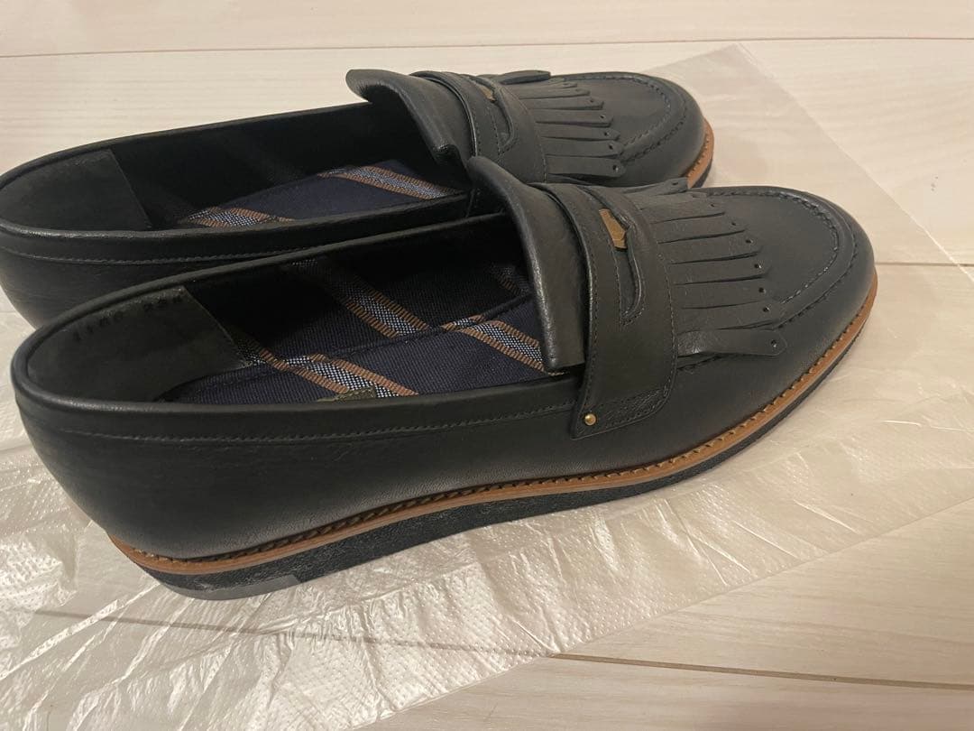 【あいさま専用】マッキントッシュ ローファー 黒 フリンジ 23.5