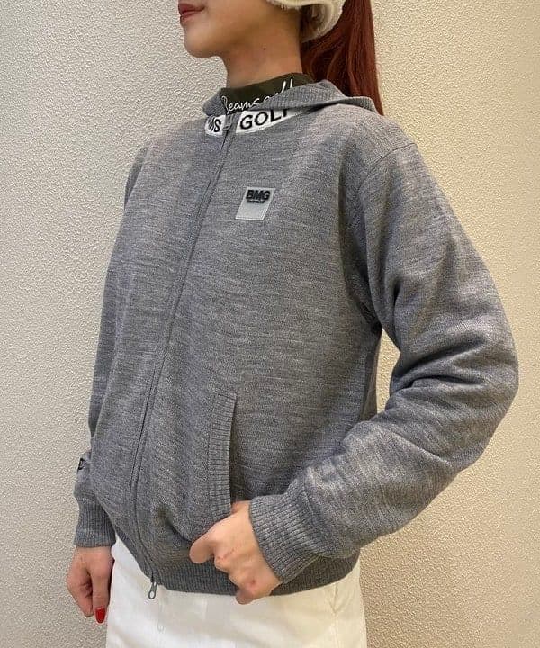 ★美品★BEAMSGOLF　BMG ニットフルジップパーカー　サイズ　L