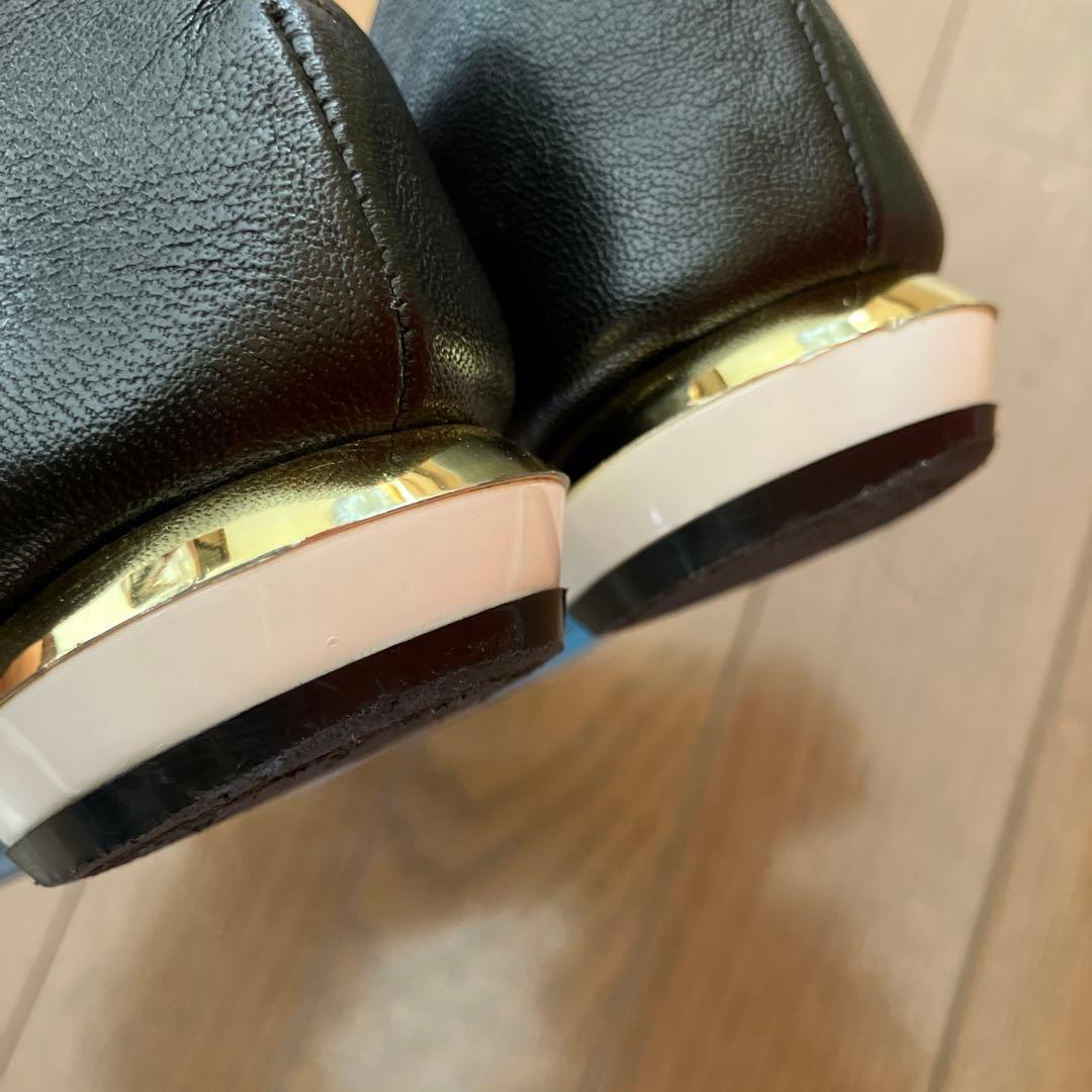 【美品】MANAふかふかバブーシュ BL 37size 23.5㌢