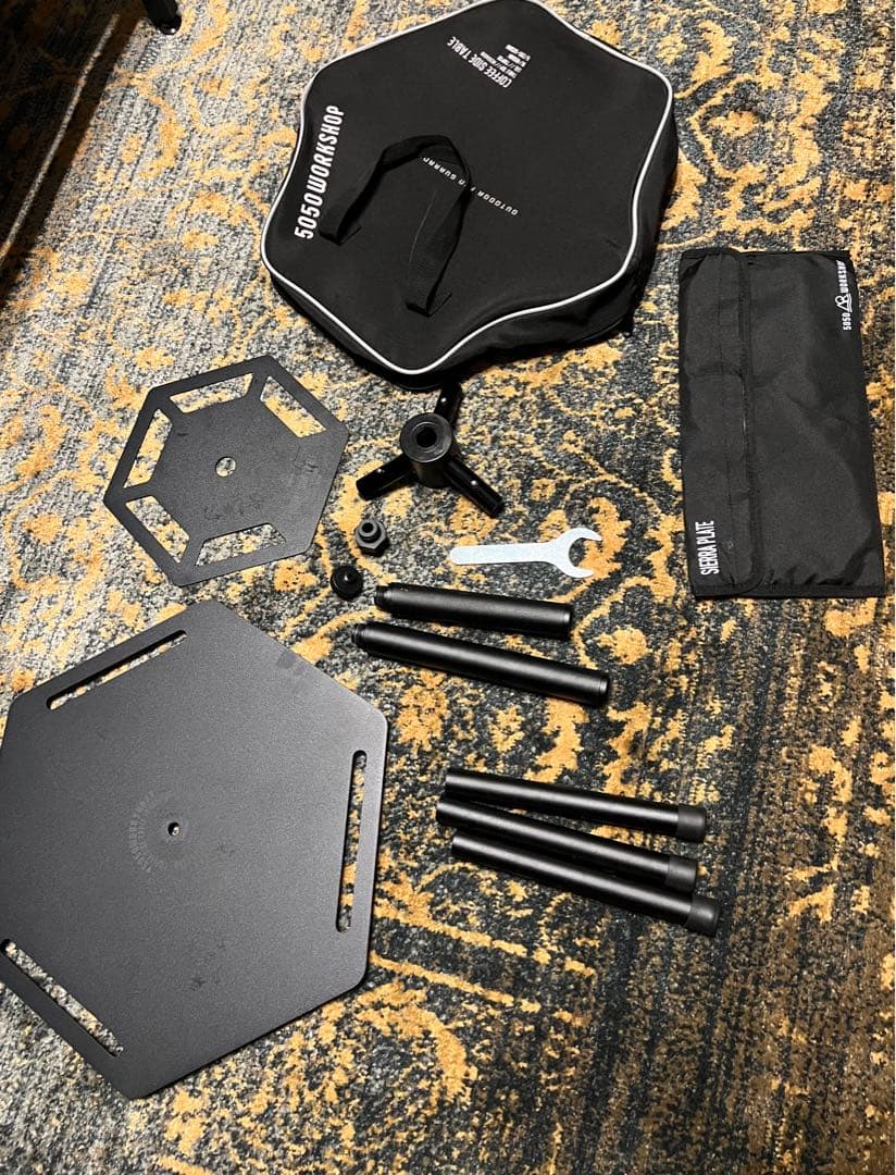 5050WORKSHOP COFFEE SIDE TABLE シェラプレート付