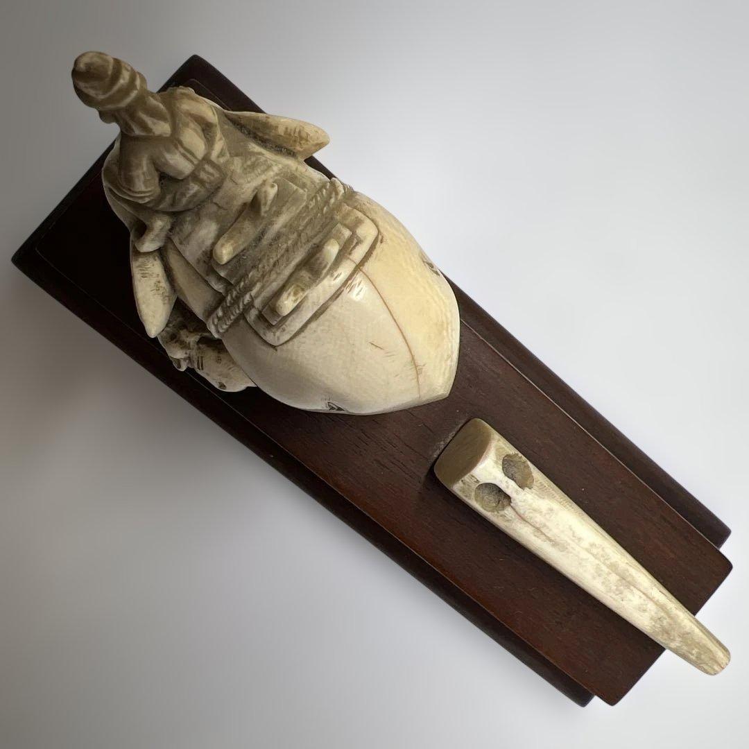 極上　ゾウ　置物　244g 東K8-0202⑥ タサコサ