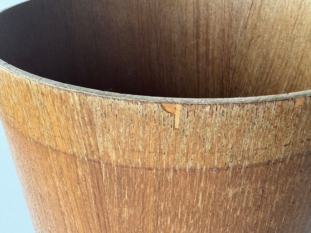 ヴィンテージ サイトーウッド SAITO WOOD 木製ごみ箱2個セット