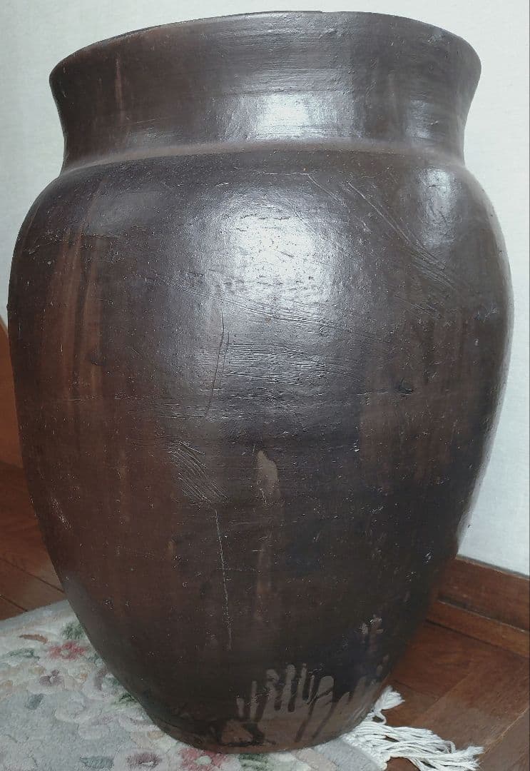 骨董　陶器製　水瓶　みずがめ