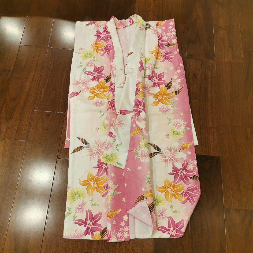 小学生卒業式　袴4点セット　女の子　サイズ150～160　ピンク