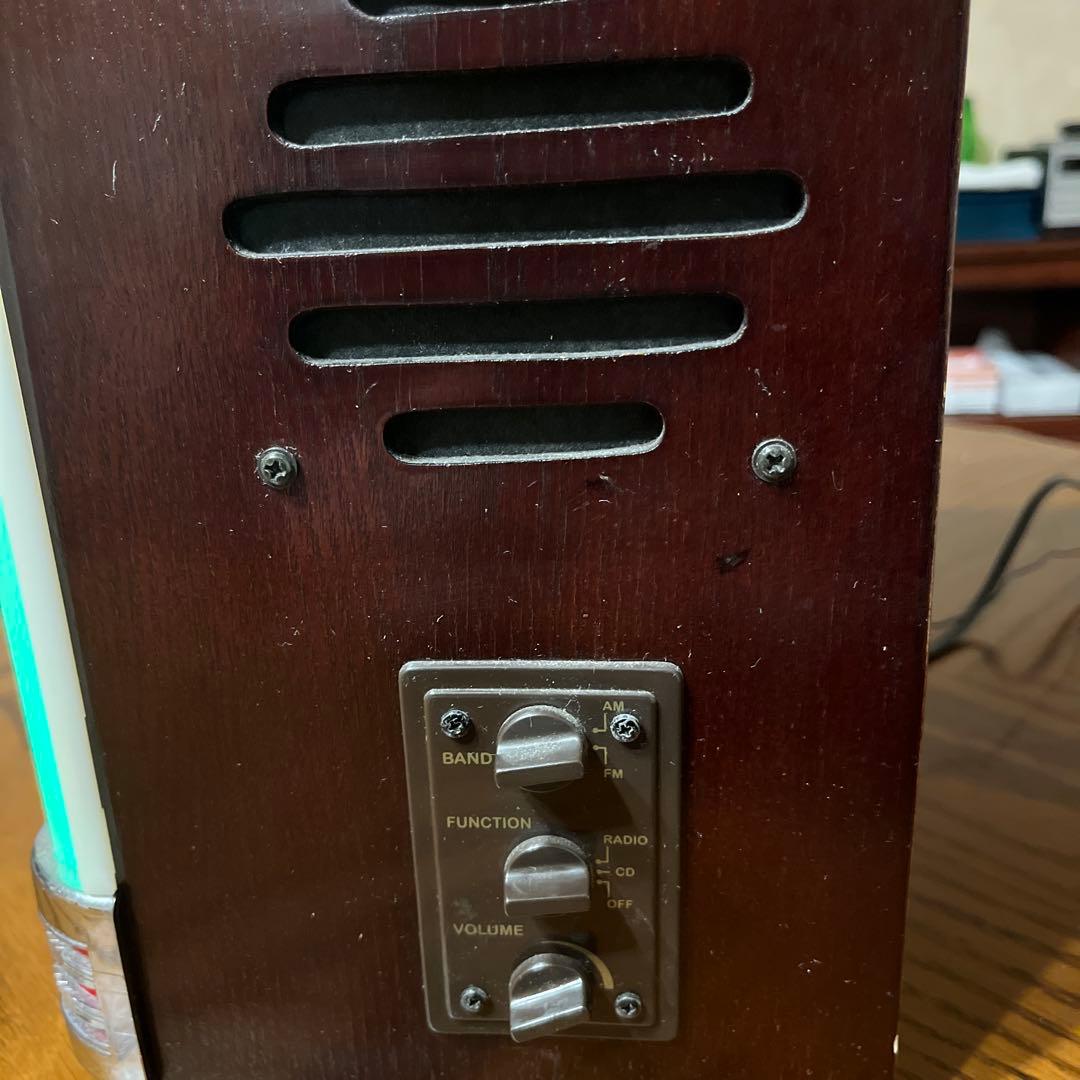 レトロジュークボックスラジオ付き CDプレーヤー （ジャンク）