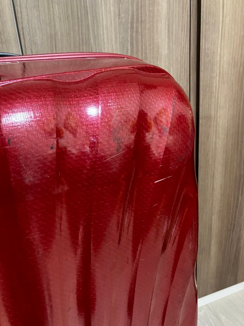 訳あり　サムソナイト コスモライト キャリー　赤　レッド　超軽量　旅行