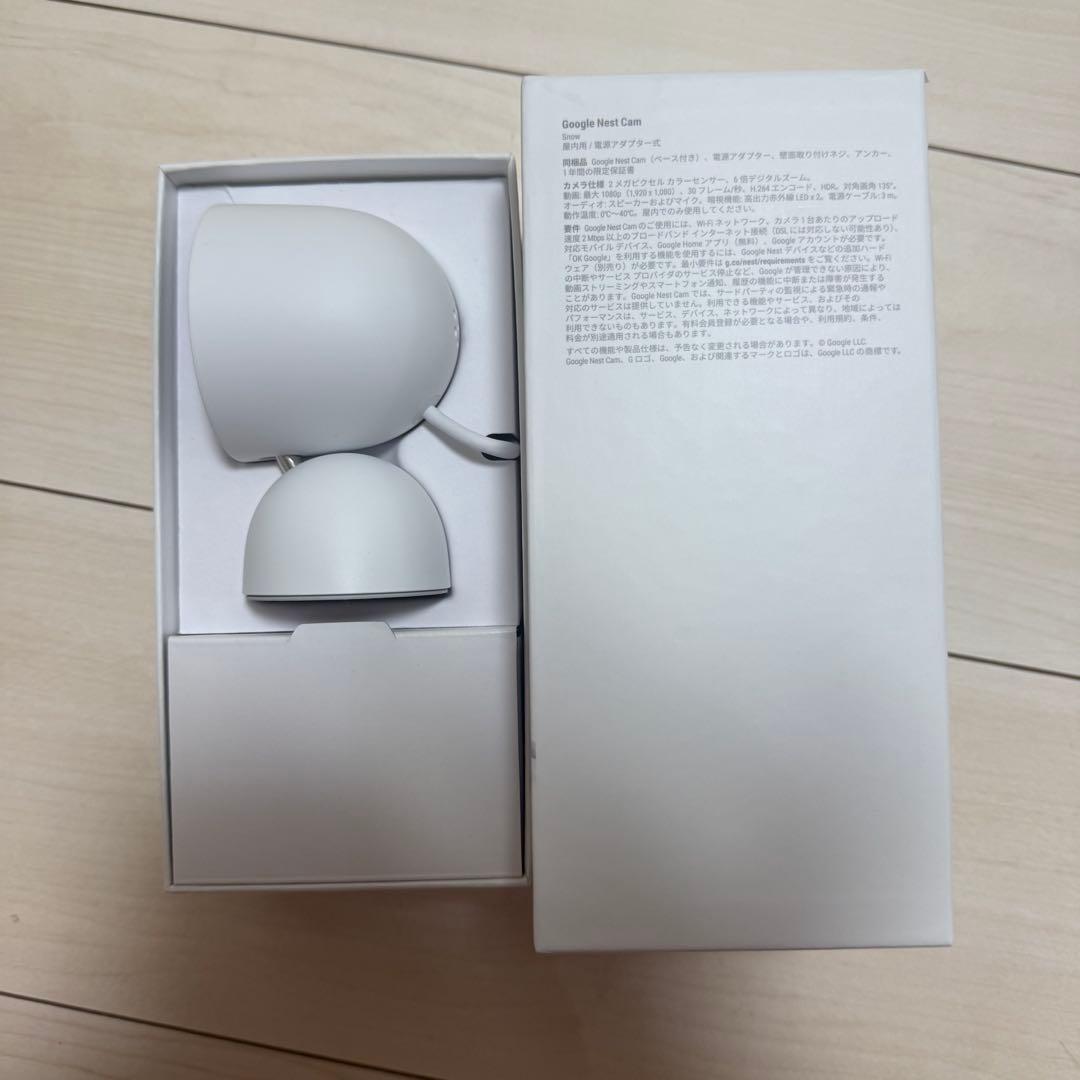Google Nest Cam ホワイト 屋内用