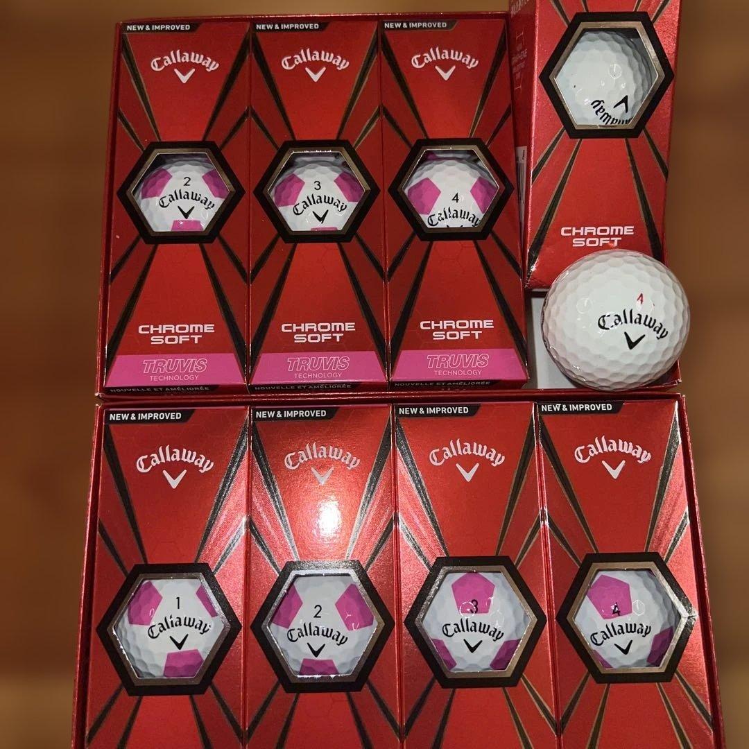 Callaway Chrome Soft ゴルフボール 24球セット
