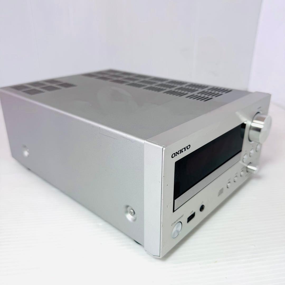 ONKYO オンキョー CDチューナーアンプ CR-555(S) リモコン付