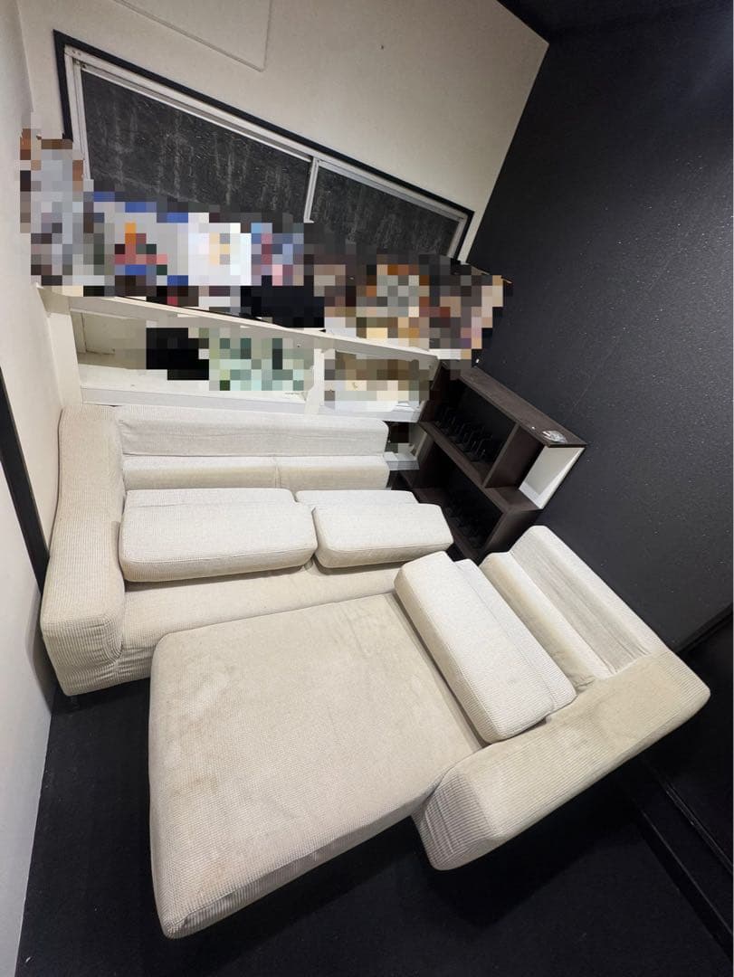 【大阪引き取り限定】コーナーソファ