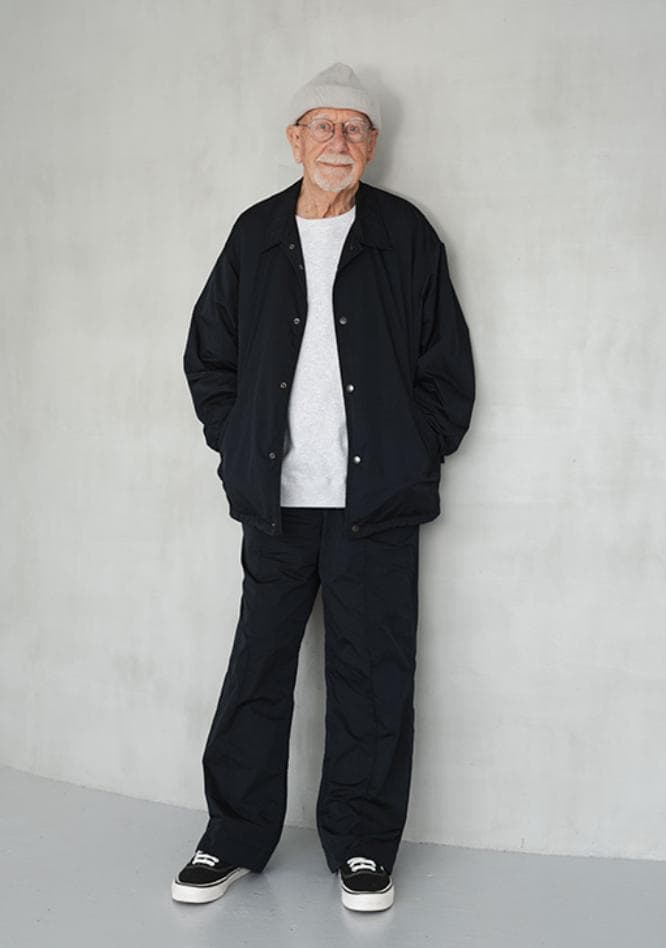 美品 Wide Dad ナイロンコーチジャケット サイズ1