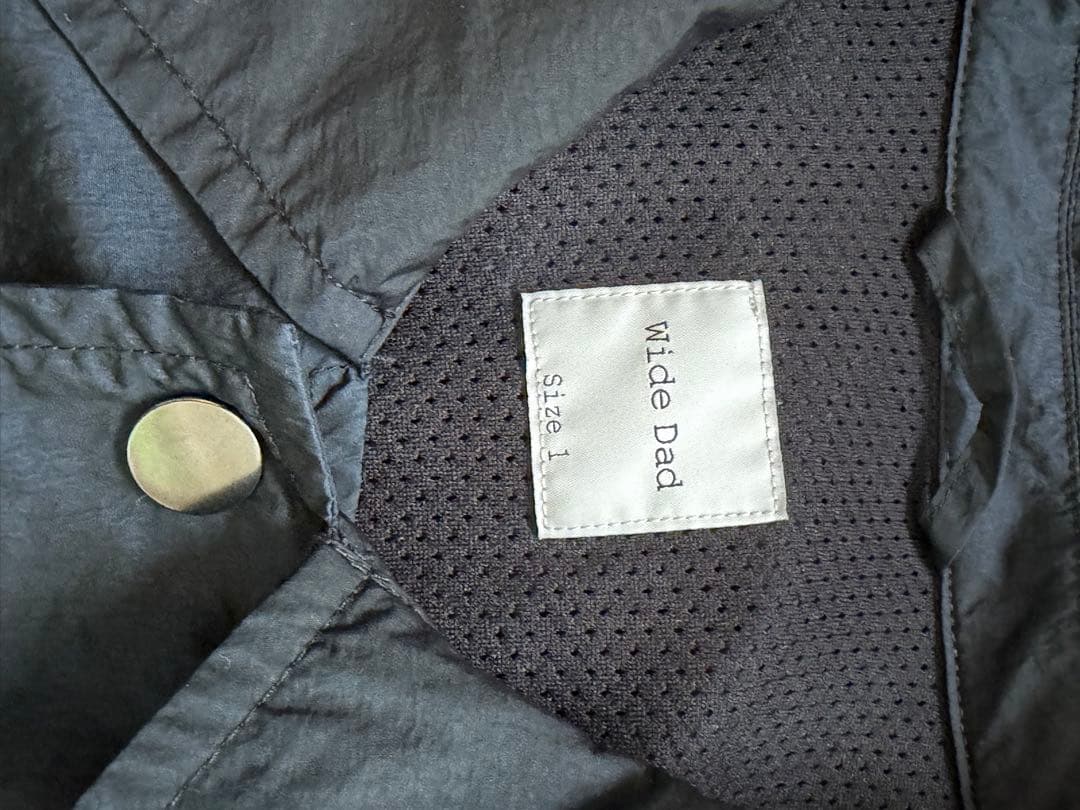 美品 Wide Dad ナイロンコーチジャケット サイズ1