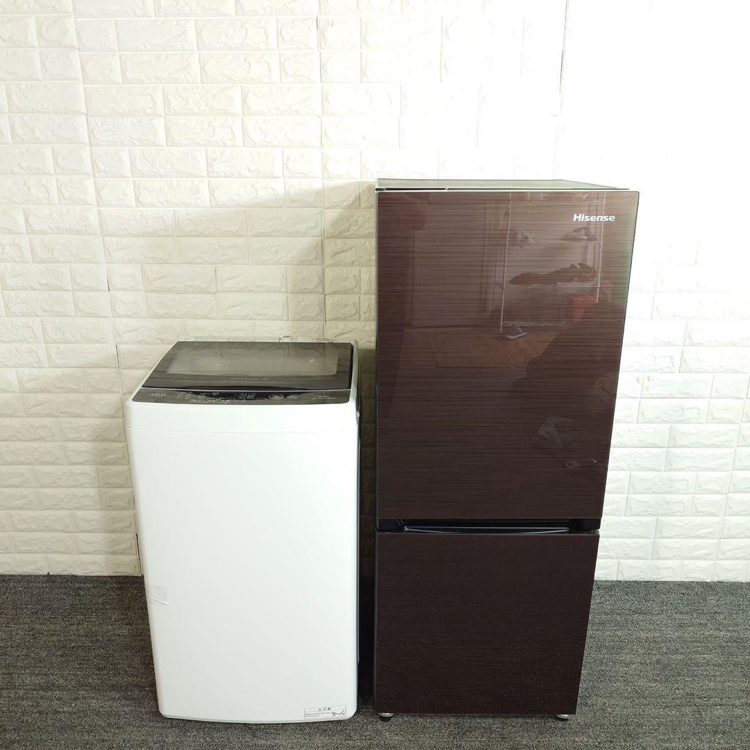 生活家電 2点セット 冷蔵庫 154L 洗濯機 5kg D028
