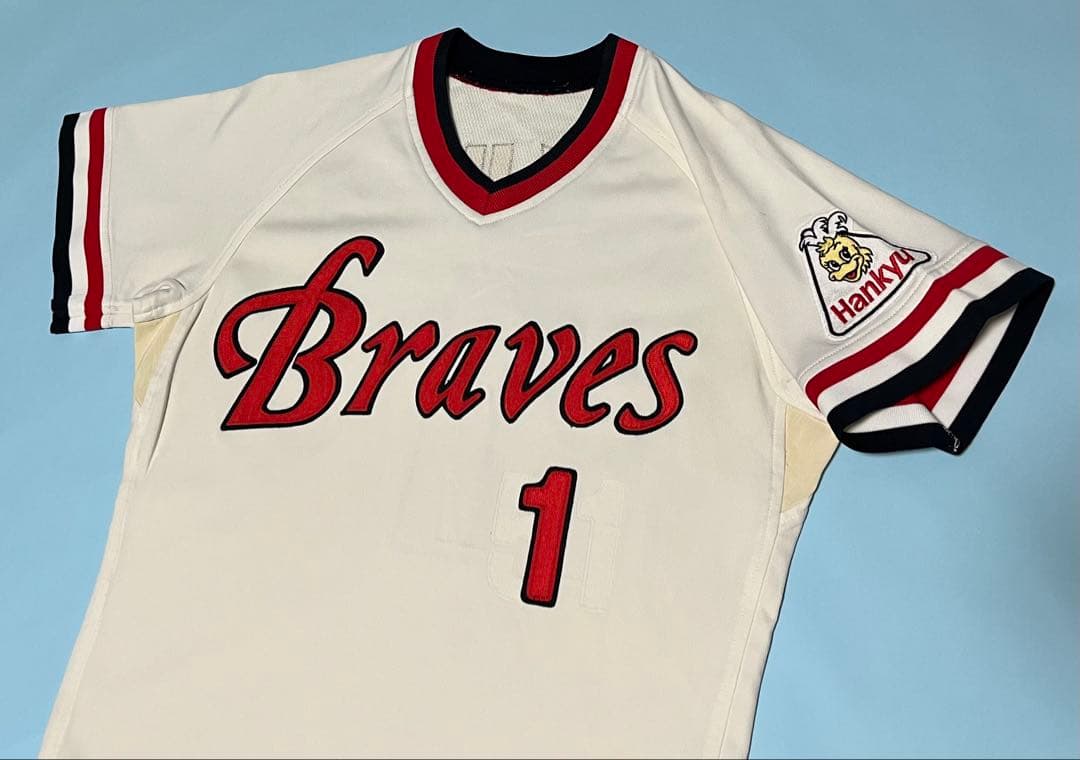 阪急ブレーブス　福良淳一選手ユニフォーム　球団支給品　実使用