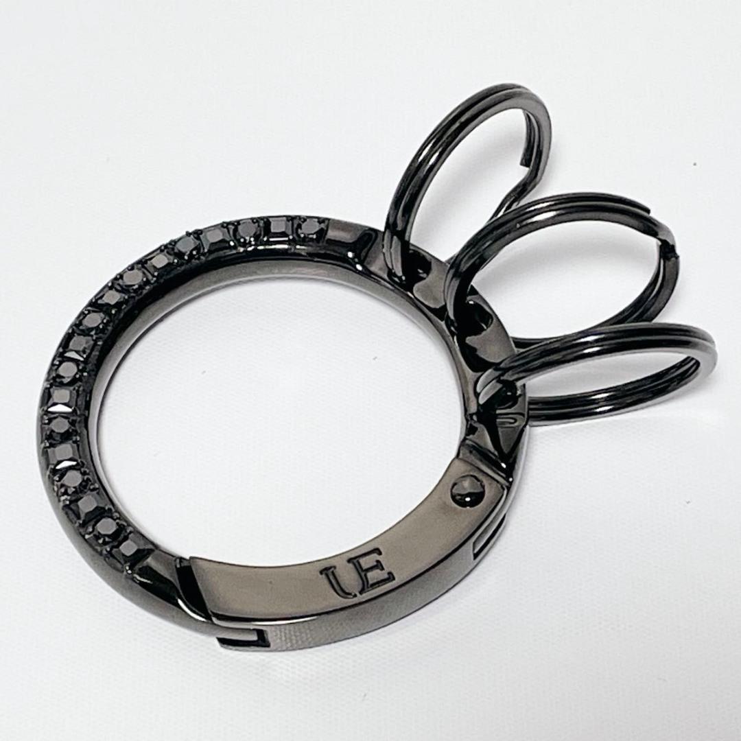 ユニフォームエクスペリメント サークルジルコニアカラビナ ブラック 黒 未使用