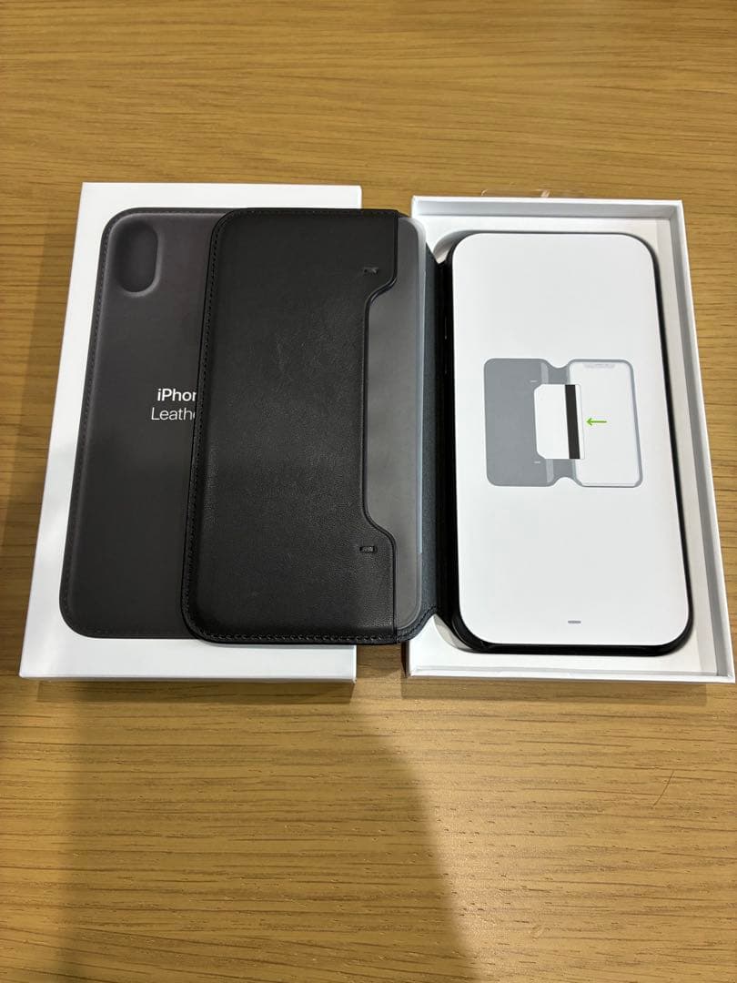 Apple iPhone Xs 256GB ブラック + レザーフォリオ