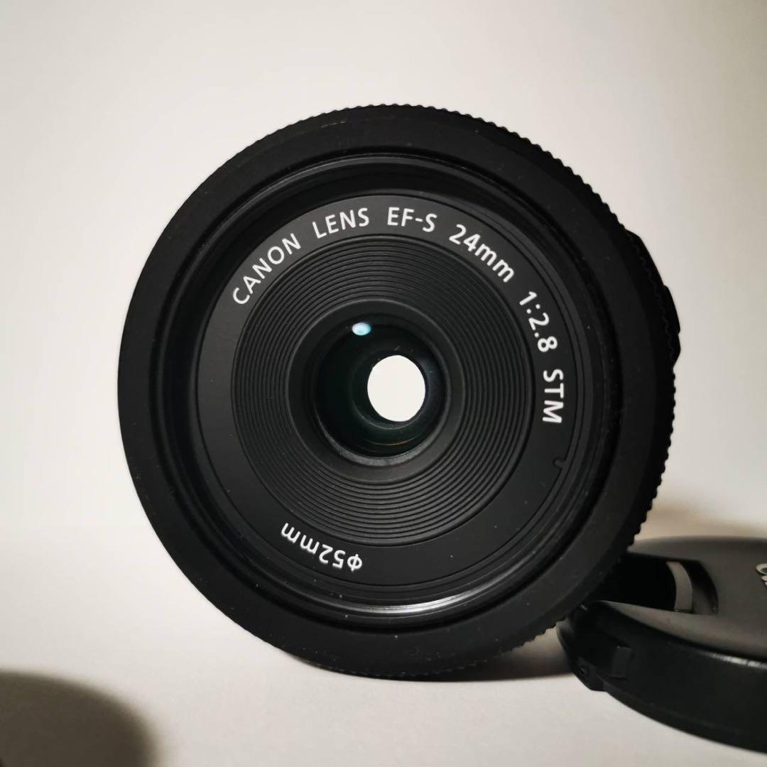 Canon EF-S 24mm レンズ 中古 前後キャップ付き
