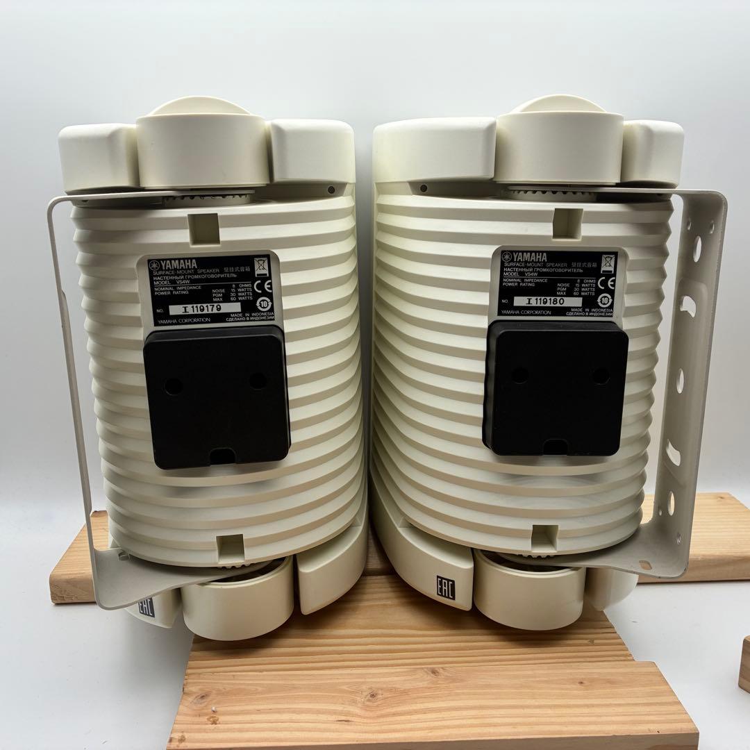 連番 YAMAHA VS4W 白 (ペア) 壁掛け式 スピーカー
