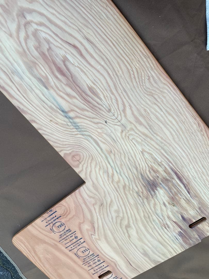 【値下げ美品】YOKA(ヨカ) L-TABLE 2台セット ウッドテーブル