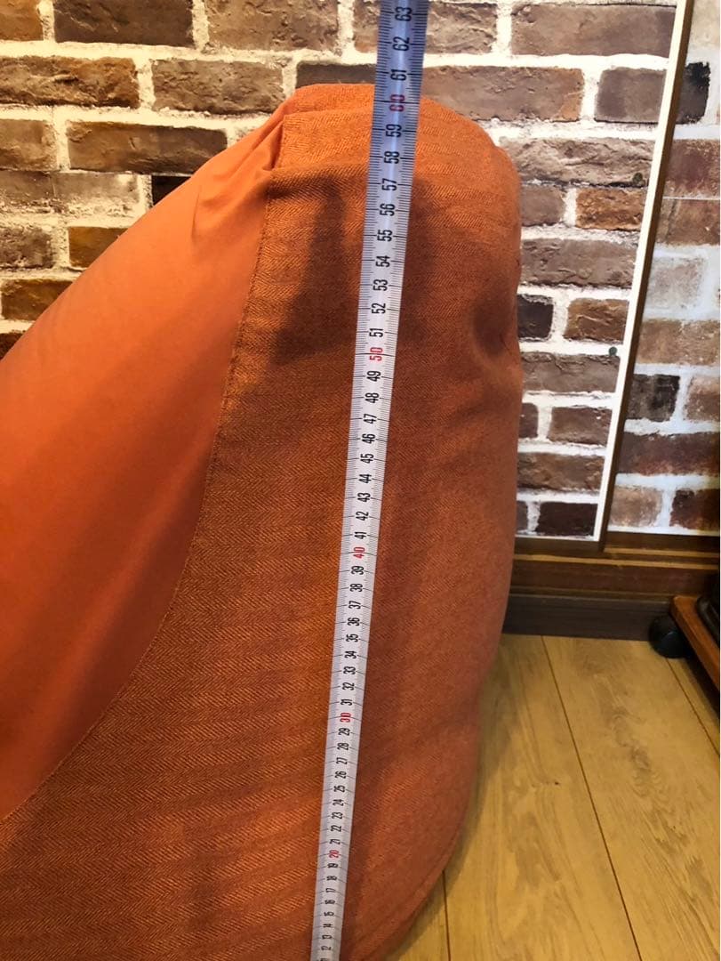 【美品】カバー付き ビーズクッション