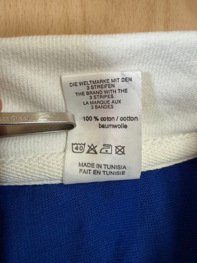 極美品 アディダス フランス代表 ラガーシャツ ヴィンテージ 90s FFR