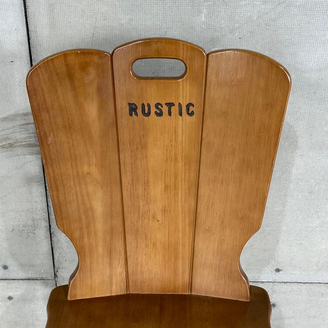 ✦karimoku✦ カリモク RUSTIC チェア／ニング 椅子／昭和レトロ③