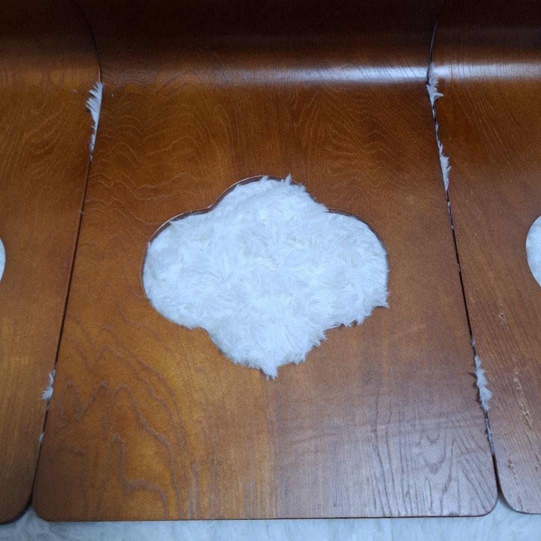 【美品】光製作所 木製座椅子 曲げ座椅子 和座椅子 旅館椅子 6脚セット