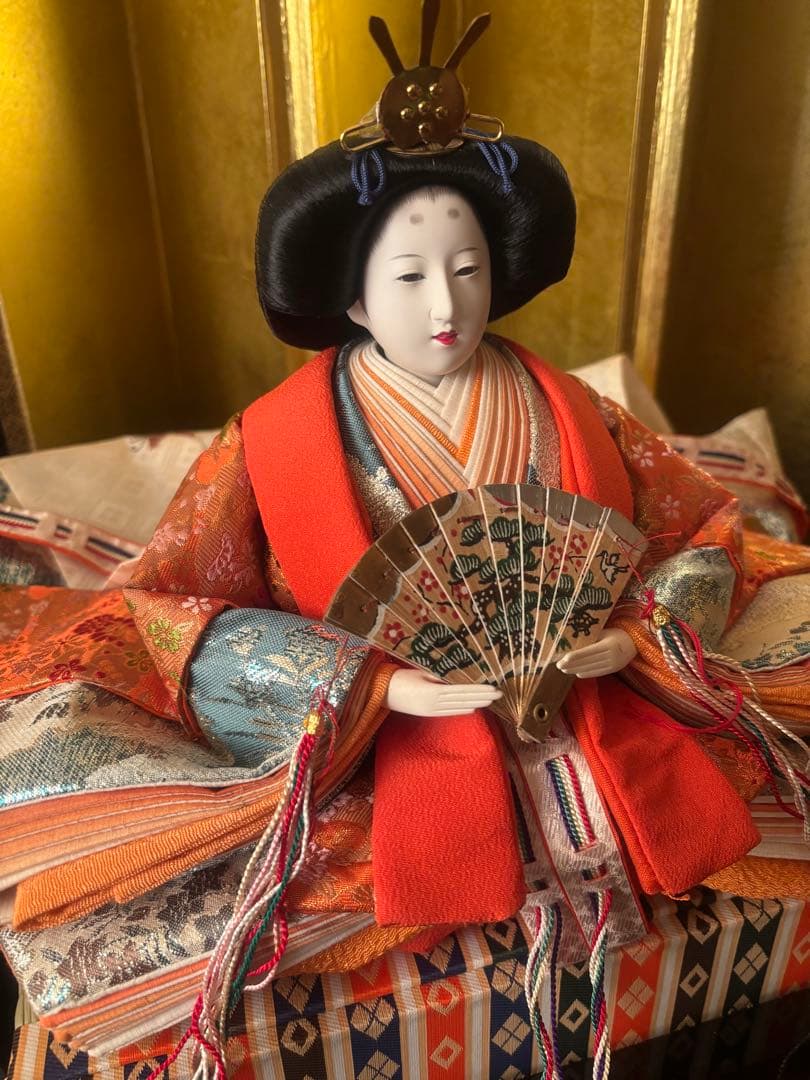 高級雛人形　御内裏様　お雛様　台座　屏風　7段飾り　増村　親王飾りセット