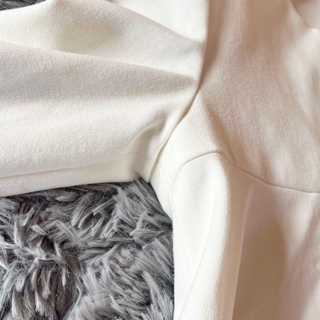 美品✨ ヨーコチャン パールAライントップス ロングスリーブ 近年 40 白