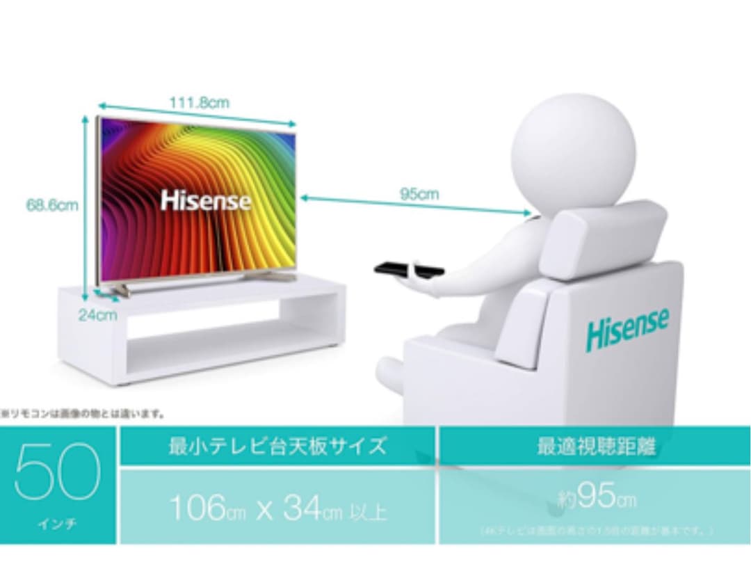 Hisence ハイセンス50型