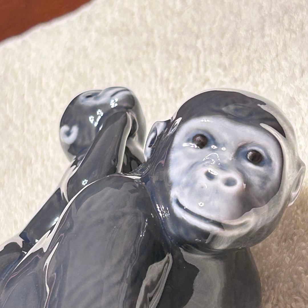 レア★ ロイヤルコペンハーゲン フィギュリン ゴリラ フィギュリン 2023