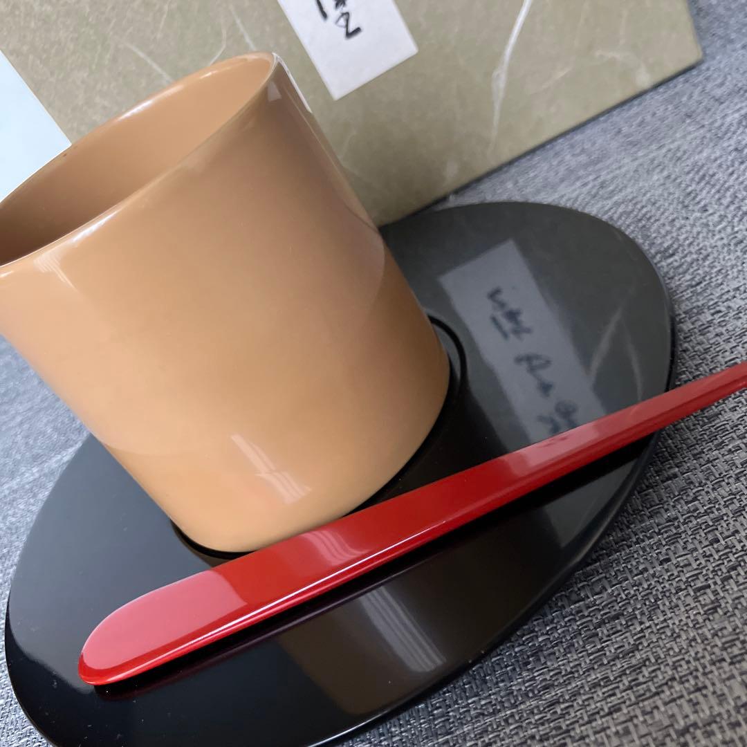 未使用　輪島塗　カップ&ソーサー