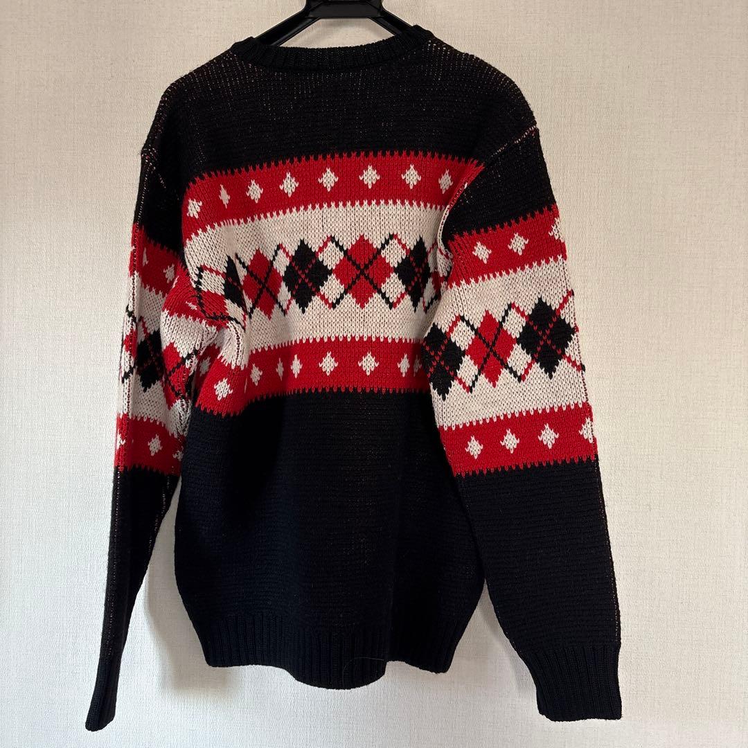 【新品未使用】Needles アーガイル柄ニットセーター S