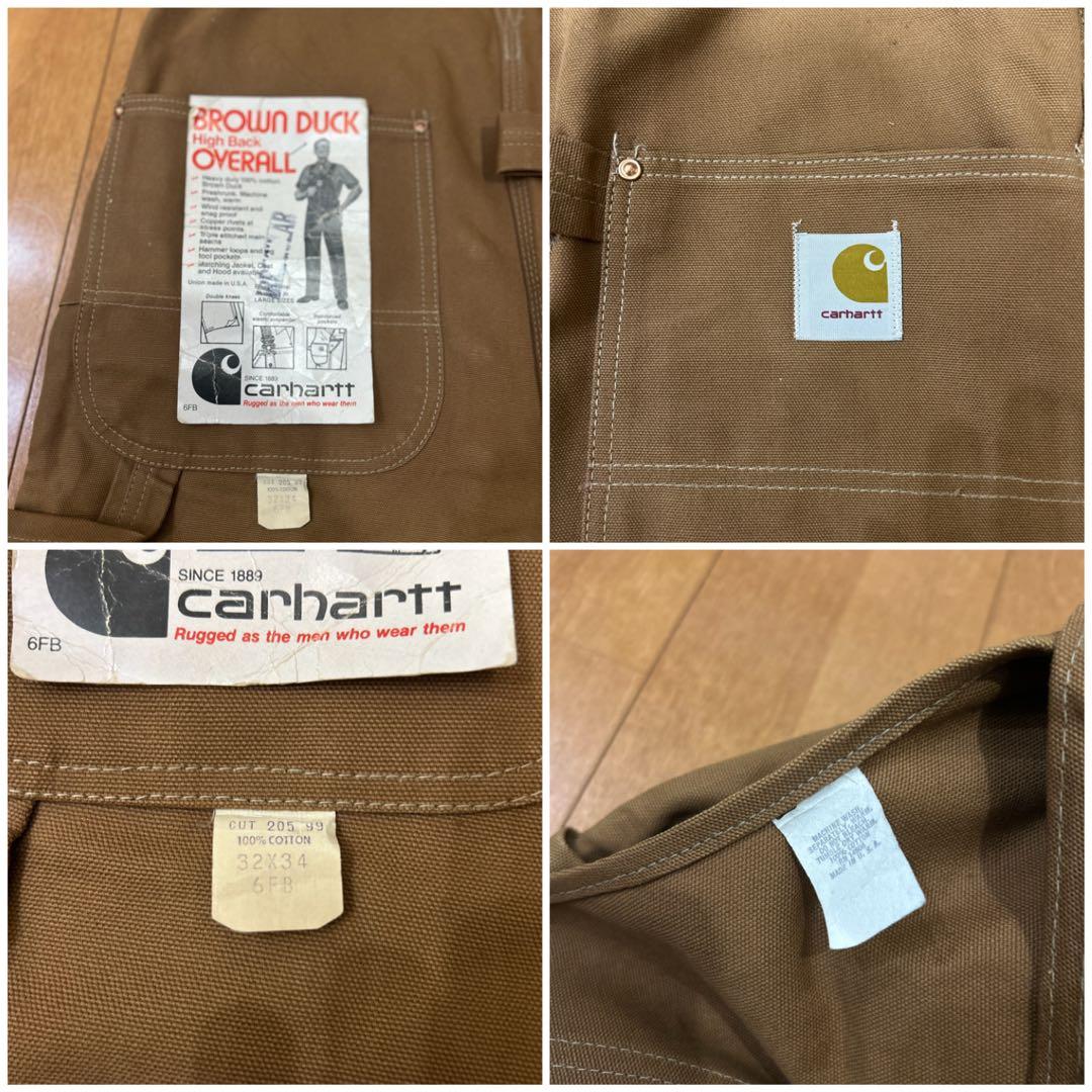 カーハート 70s オーバーオール デッドストック