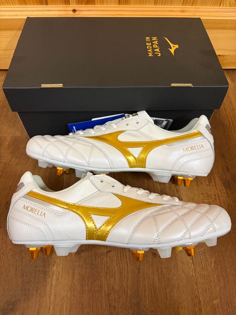 Mizuno Morelia II ホワイト/ゴールド