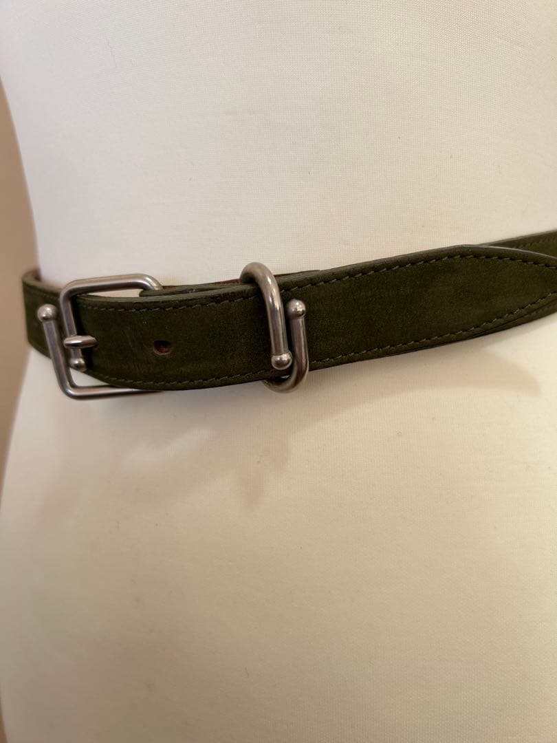 ⭐️イッセイミヤケ若草色ベルト未着用極美品⭐️