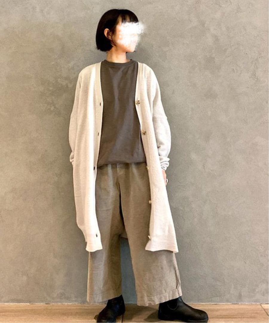 新品 LUXE ジャーナルスタンダード メリノボイル Vネックカーディガン